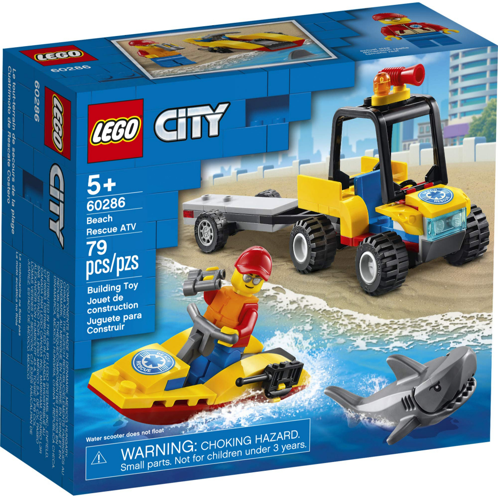 **LEGO** 正版樂高60286 City系列 海灘救援沙灘車 全新未拆 現貨 台灣出貨