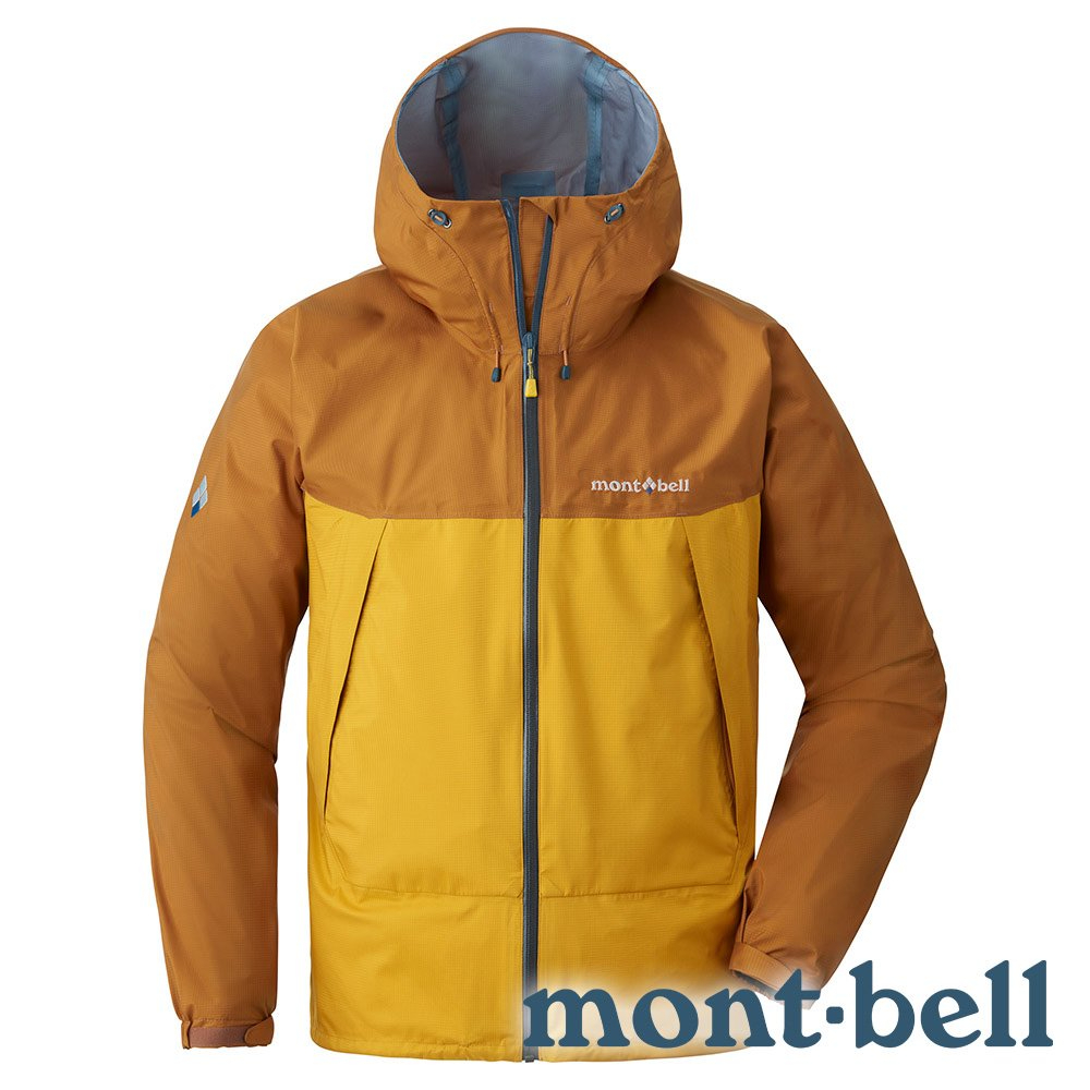 【mont-bell】THUNDER 男單件式防水連帽外套『蜜黃/橘』1128635