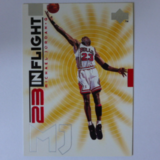 ~Michael Jordan~黑耶穌/空中飛人/MJ喬丹 1998年UD.23 IN FLIGHT籃球特殊卡 IF2