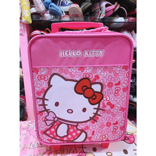 ♥小花花日本精品♥Hello Kitty滿滿蝴蝶結全身圖 大容量 好好拉 拉桿書包60021403賠售出清