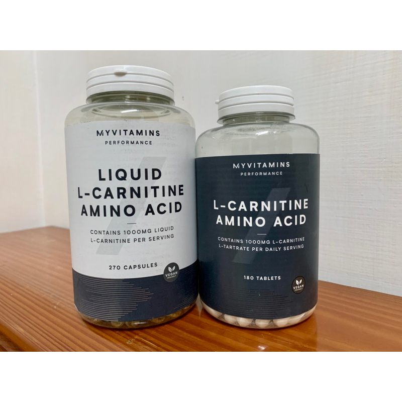 (現貨) Myprotein左旋肉鹼L-Carnitine錠狀/液體膠囊180顆.270顆⚠️全館500免運，聊聊拿免運