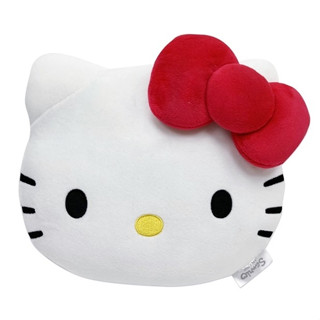 Hello Kitty 經典絨毛系列 大頭造型安全帶保護套舒眠枕 1入 PKTD017W-02