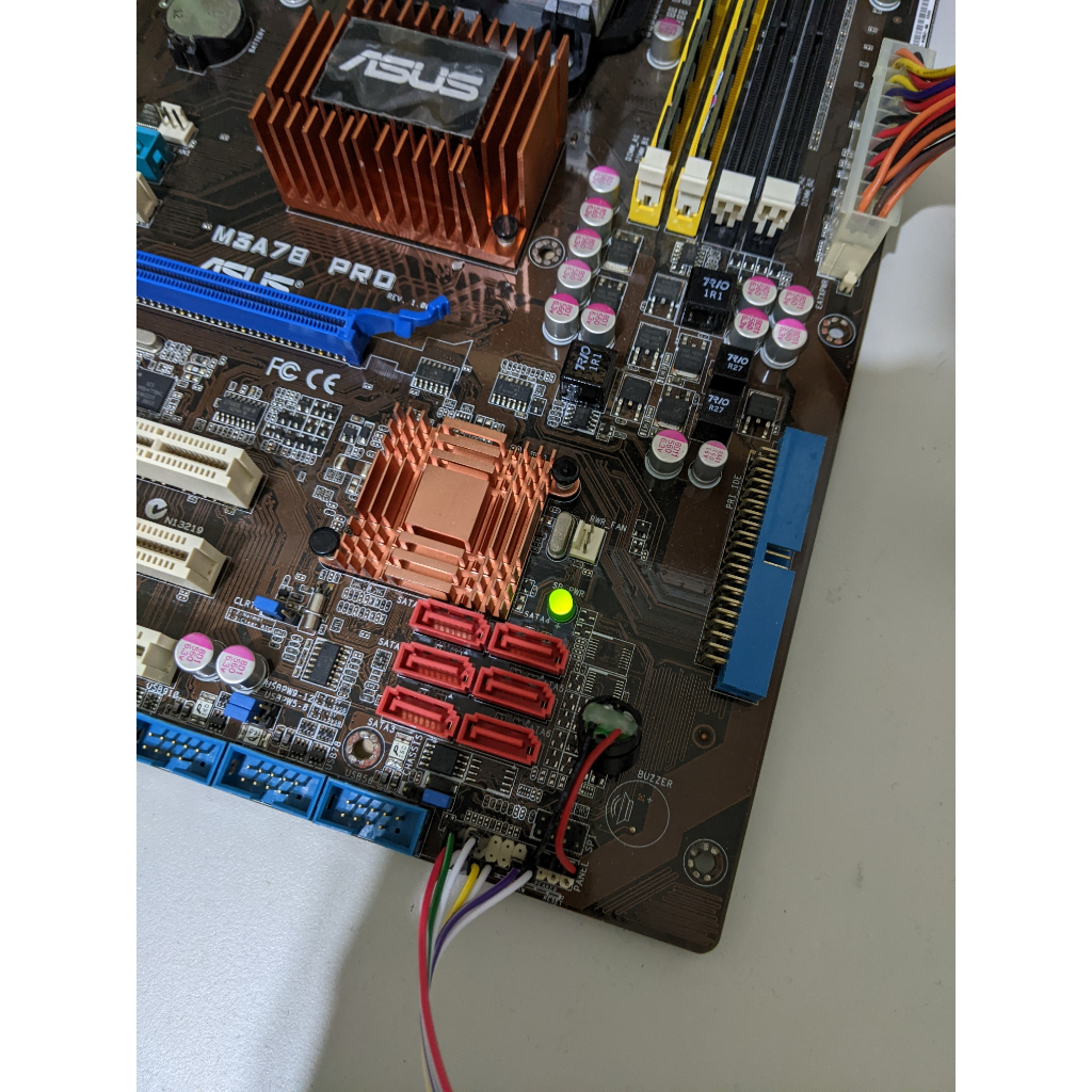 AMD AM2主機板 ASUS M3A78 Pro 故障不開機