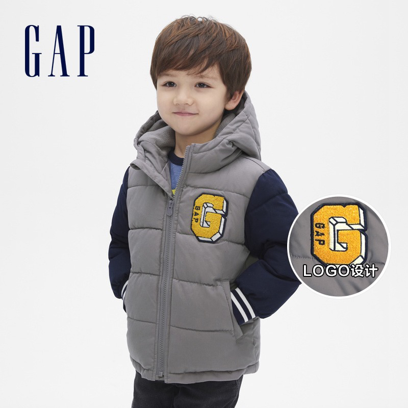 gap 保暖 連帽 運動 外套 5T 110cm 全新吊牌未拆 童裝