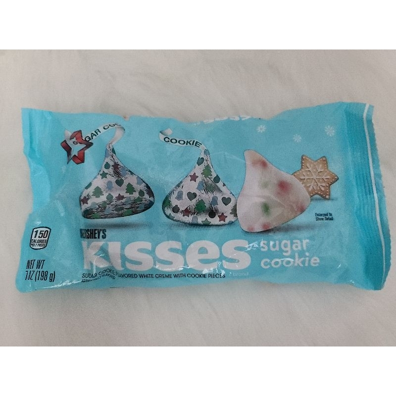 Hershey's Kisses 賀喜水滴形巧克力 198g sugar cookies_candy cane