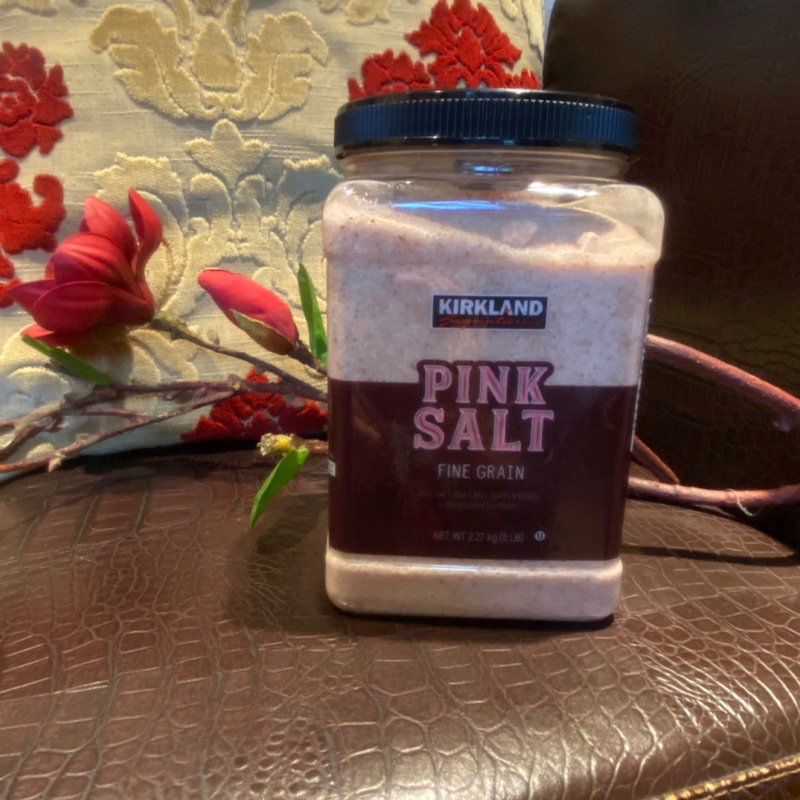 🎉🌟新包裝🫙好市多💝Kirkland Signature科克蘭 喜馬拉雅山粉紅玫瑰鹽 細粒 2.27公斤 ✨超取限2罐✨