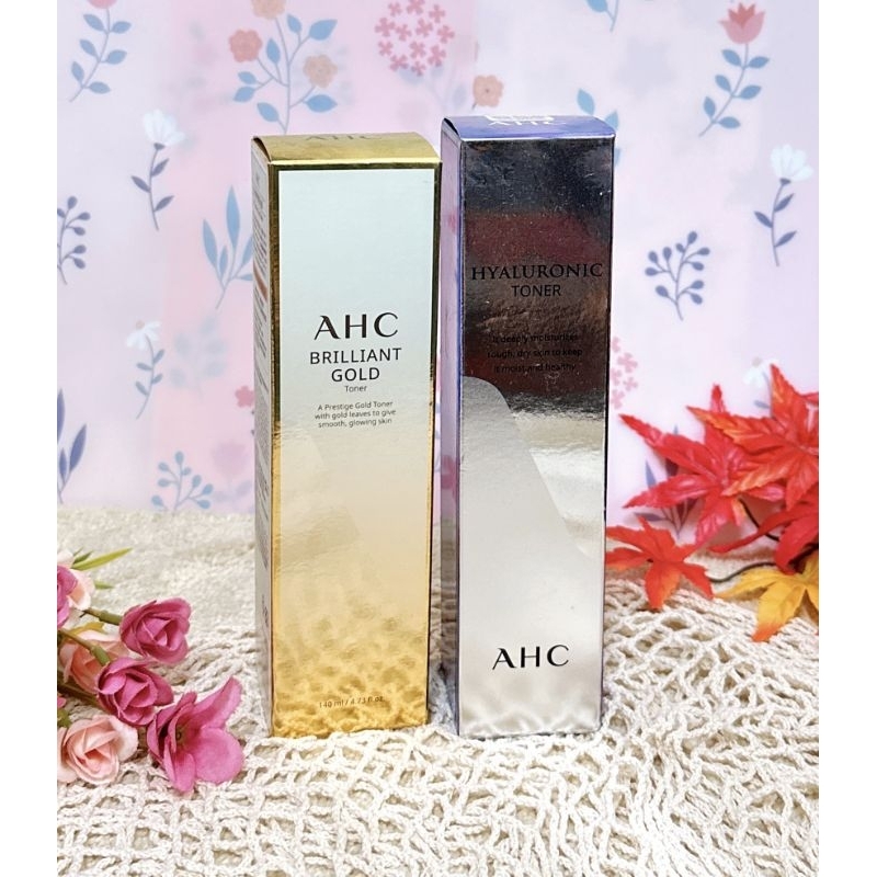 AHC/黃金逆時煥妍肌活露140ml/玻尿酸植萃保濕機能水100ml