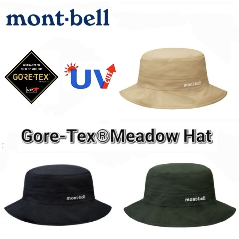 mont-bell 男款 Gore-Tex®Meadow Hat防水休閒圓盤帽 戶外遮陽帽 防水漁夫帽 #1128627