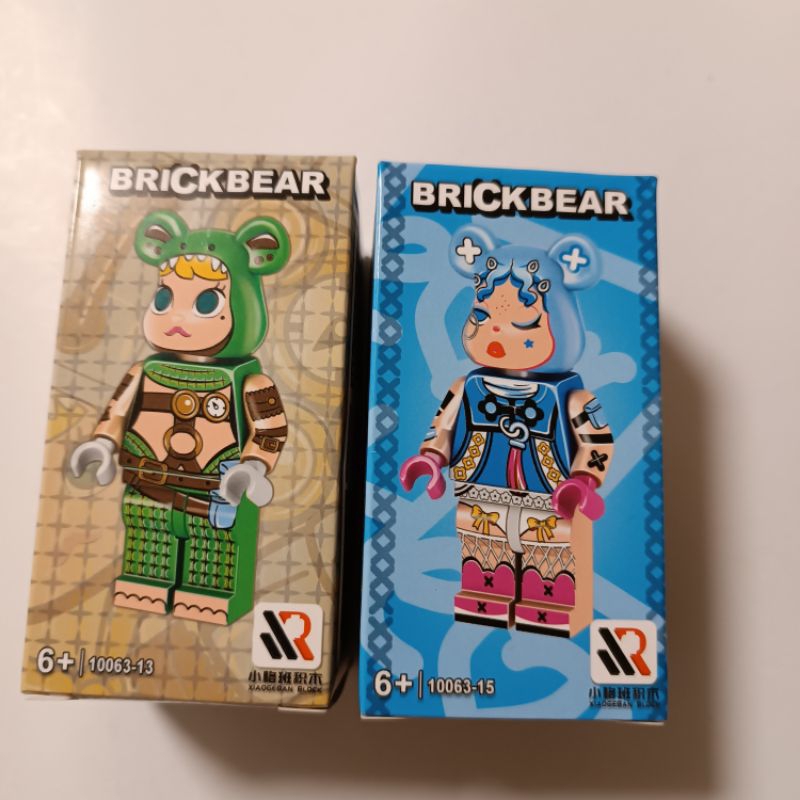 brickbear 暴力熊 積木益智拼裝玩具  2 個合售 全新未拆封