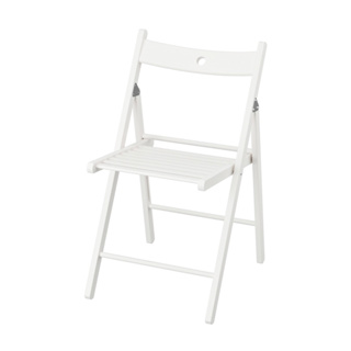 IKEA TERJE 白色原木折疊椅