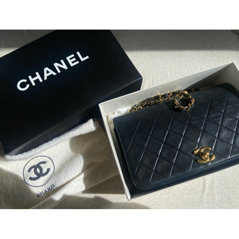 [二手] Chanel Vintage 經典單蓋 CF23 轉扣 可斜背