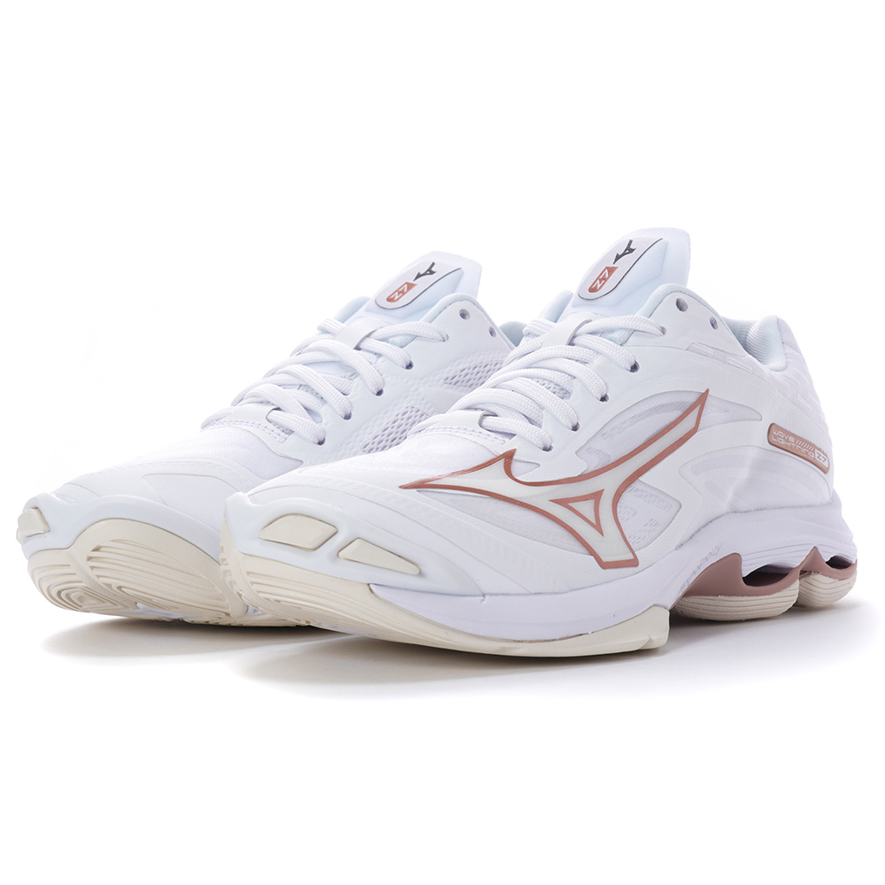 MIZUNO WAVE LIGHTNING Z7 女款 運動 排球鞋 現貨 V1GC220036 白金