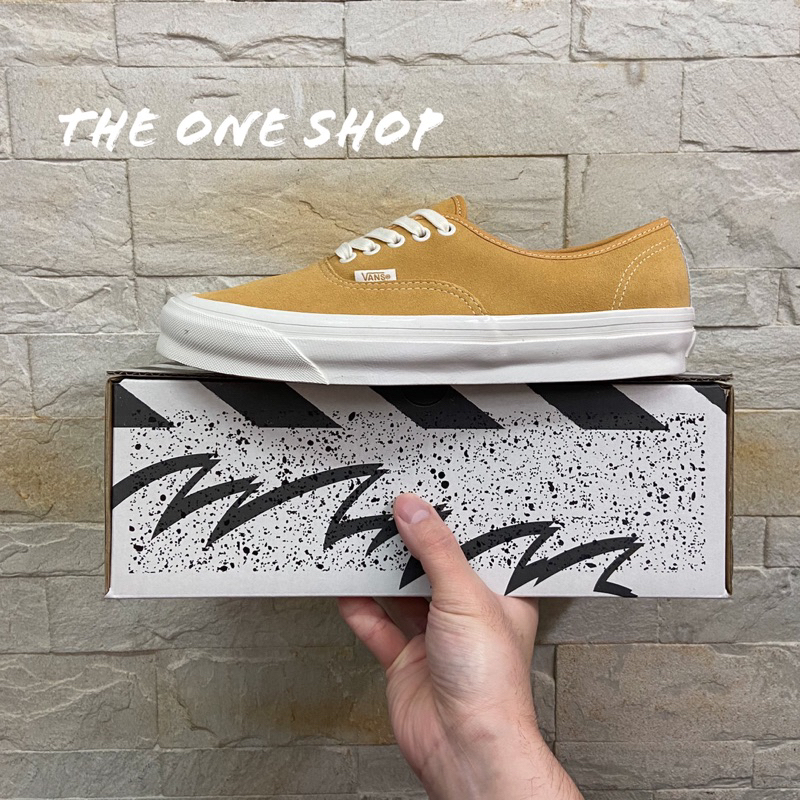 TheOneShop VANS VAULT AUTHENTIC 太妃糖色 焦糖色 麂皮 奶油底 VN0A5FBDYLW