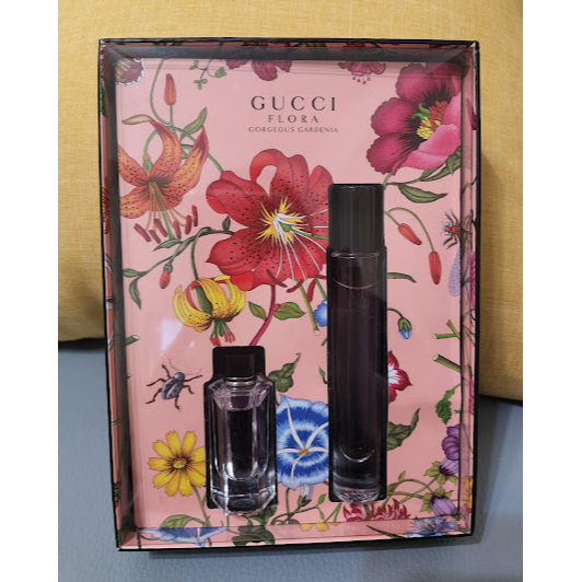 Gucci 華麗梔子花女性淡香水禮盒(小瓶裝) 情人節禮物 生日禮物 約會見面禮