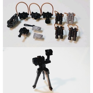 Playmobil摩比相館 相機 望遠鏡 單眼 攝影機 腳架