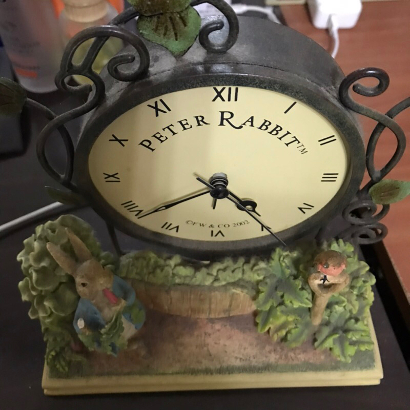 彼得兔立體造型 時鐘裝飾品 裝潢擺飾品 Peter Rabbit