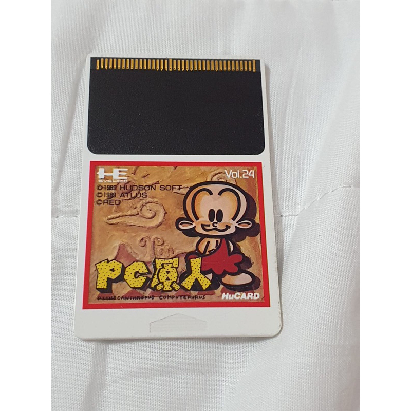 PCE  PC Engine HU卡 PC原人