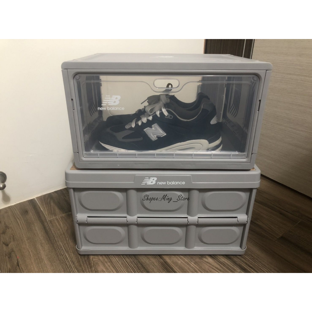 "Ming"現貨販售New Balance 鞋盒 球鞋收納 透明盒英製美製鞋 2002R 550 990 US12內適用