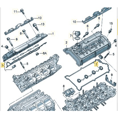 奧迪 RS6 C5 搖臂蓋 搖臂蓋墊片 漏油處理 需報價 請勿自行下單