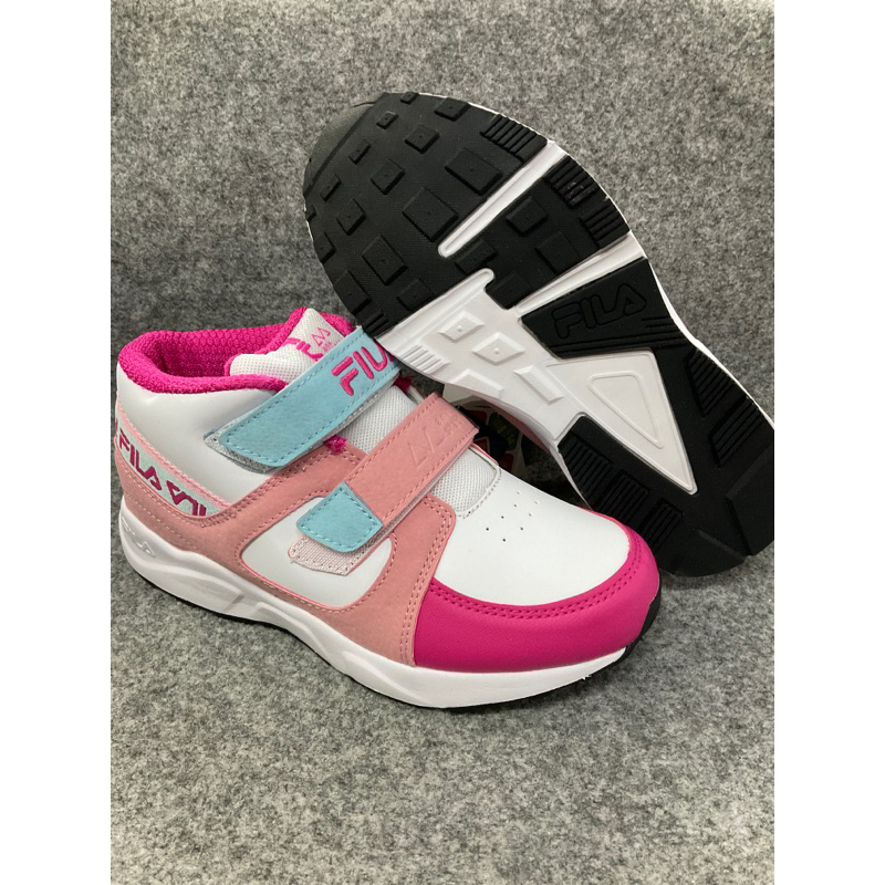 麻糬鞋屋👟-FILA 女童高筒運動慢跑鞋（福利品）特價690元