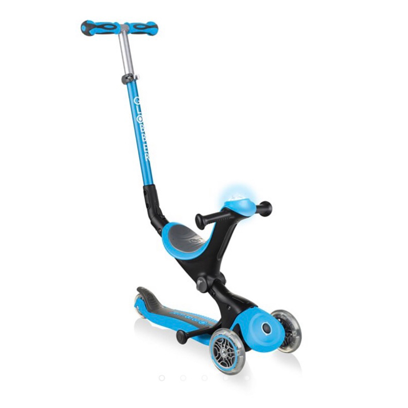 ［二手］Globber GO•UP五合一（豪華版）聲光滑板車·兒童玩具推車·滑步車