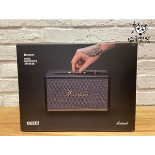 ♪ YOUR MUSIC 愉耳樂器♪現貨三代公司貨Marshall ACTON III 經典黑藍牙喇叭送60週年紀念別針