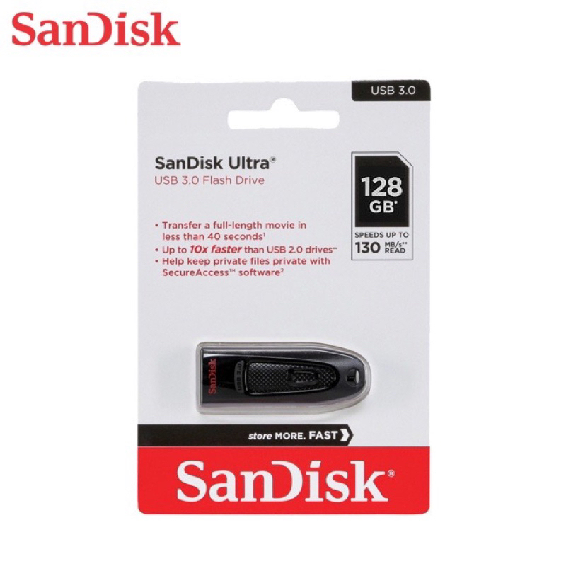 全新SANDISK 128G Ultra CZ48 USB 3.0 隨身碟 高速 100MB/s