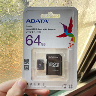 威剛 ADATA Premier microSDXC U1 64G 記憶卡(附轉卡) 現貨*1