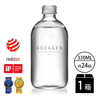 AQUAGEN-海洋深層氣泡水-經典原味(330ml/24入/箱)