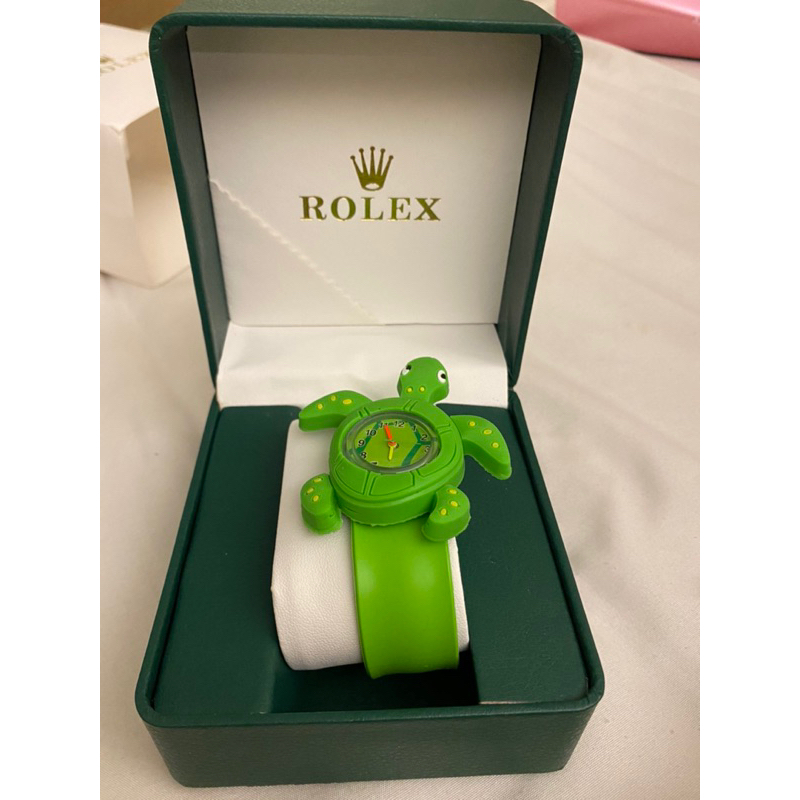 全新 綠水龜 手錶 搞笑 勞力士 烏龜 手錶 綠色 手錶