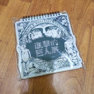 【二手】進擊的巨人展 造型筆記本A款 / 周邊
