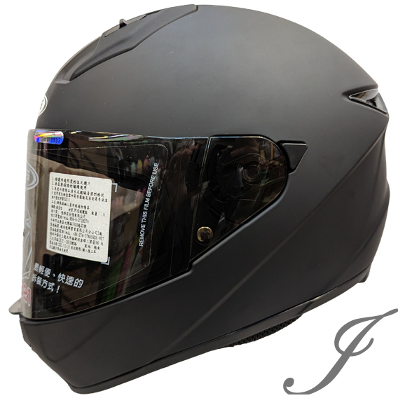 瑞獅 ZEUS 821 素色  消光黑 全安全帽 輕量 小帽殼