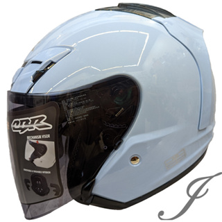 CBR S60素色 水藍 R帽 內襯全可拆洗 半罩 安全帽 超透氣孔