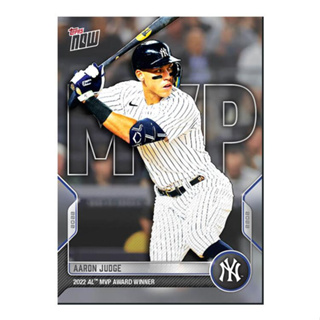 Aaron Judge 球員卡 2022 MLB TOPPS NOW® Card OS38 榮獲美聯年度MVP