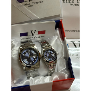 【天龜】Valentino Coupeau 范倫鐵諾 都會極簡數字不鏽鋼殼帶男女腕錶