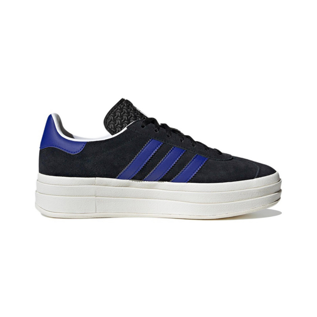 【R-MAN】Adidas Gazelle Bold 黑藍 厚底 三線 三層底 休閒鞋 HQ4408