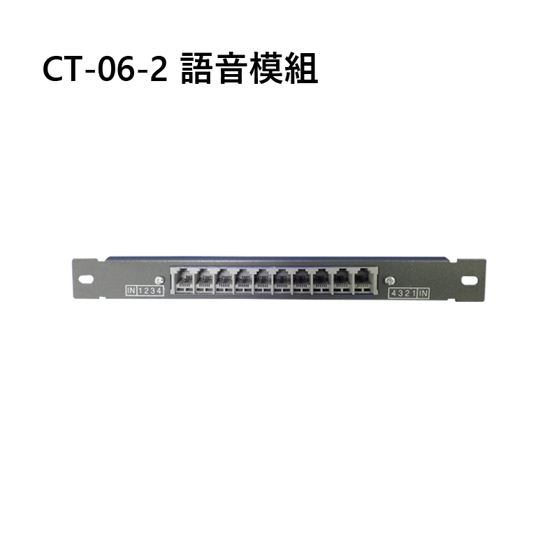 FTTH光纖到府宅內資訊箱模組 -（CT-06-2）語音模組