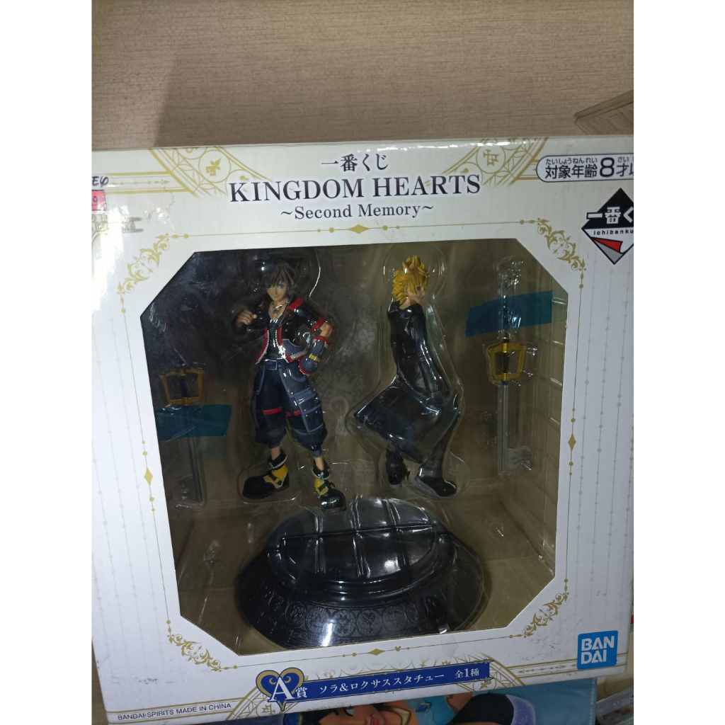 (現貨)福利品 正版 日版 王國之心 KINGDOM HEARTS 一番賞 A賞 索拉 史克威爾 拆檢品 中古品 公仔