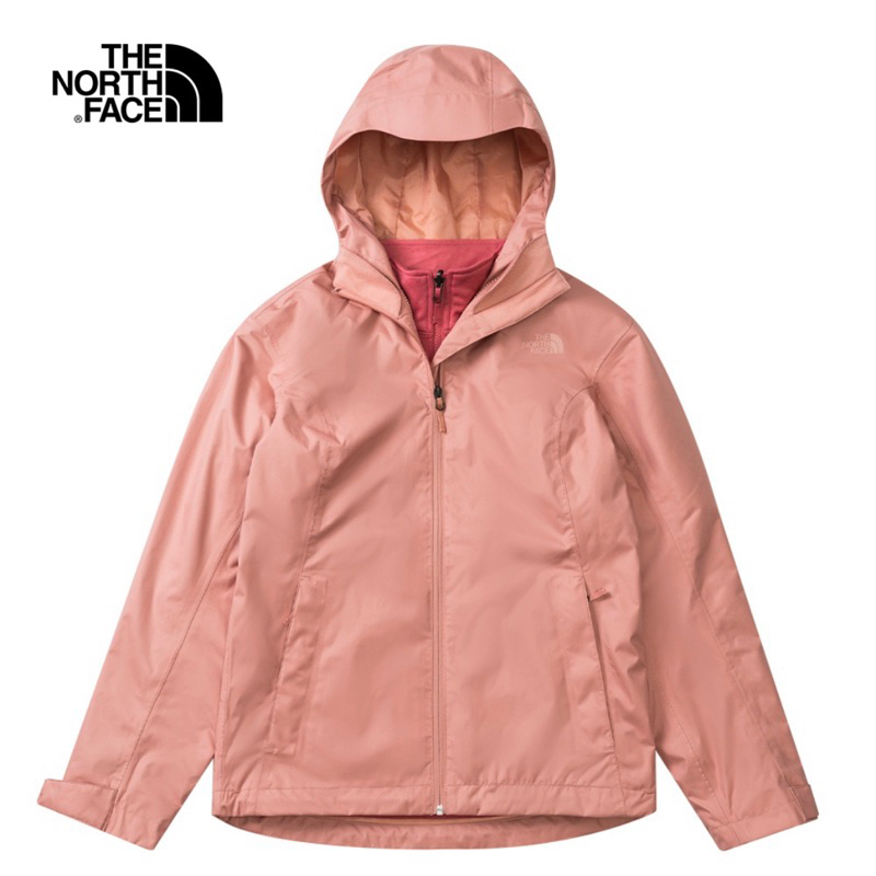 The North Face 女 防水透氣三合一外套 粉色 NF0A7WAI5G2