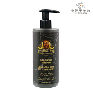 BARBERSTATION巴博士 硬漢髮浴(黑) 1000ml BFC 小婷子美妝