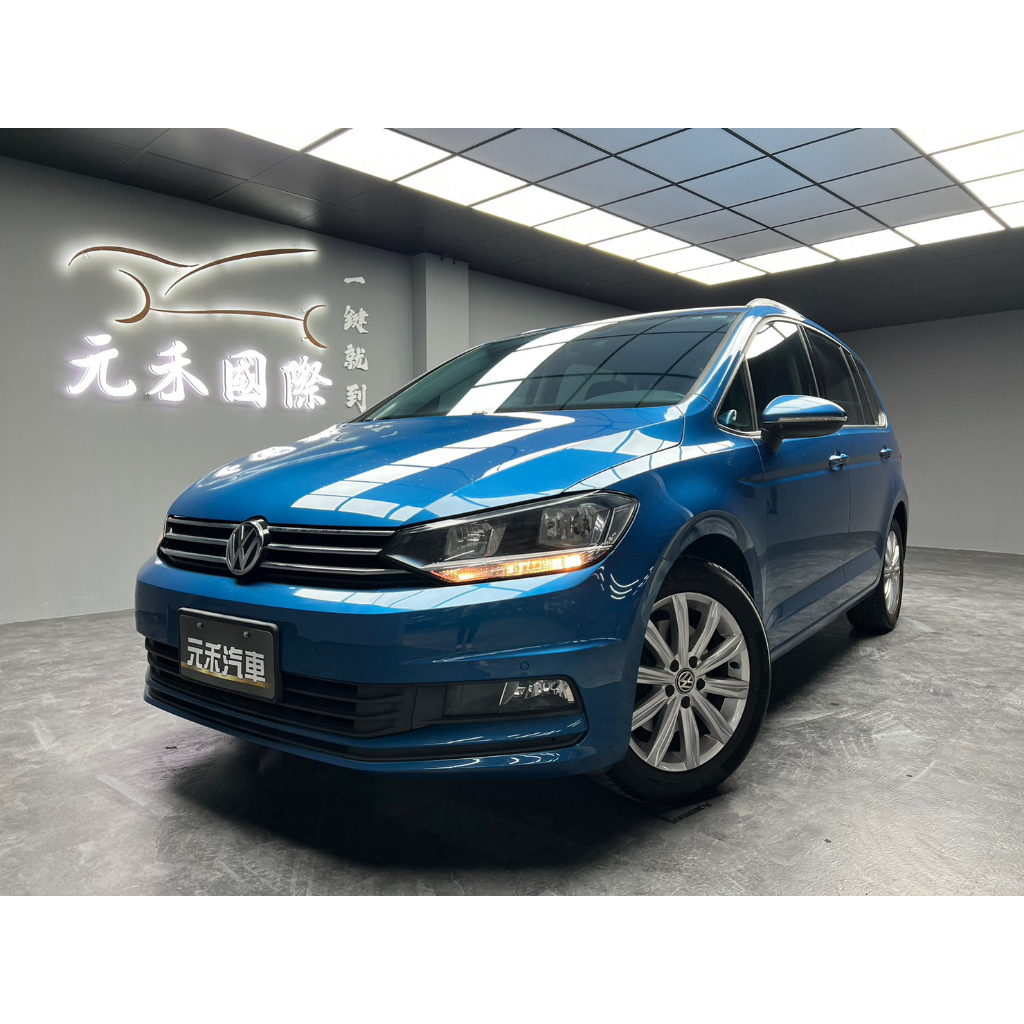 2018年式 Volkswagen Touran 280 TSI Comfortline 1.4 汽油 金屬藍 實跑7萬