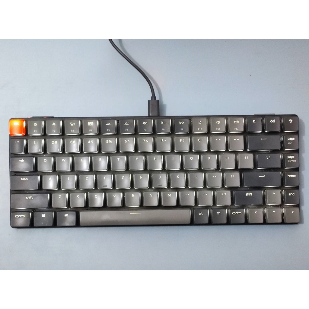Keychron K3 75% 無線機械鍵盤【白光 +鋁合金機身】電競鍵盤 Gateron 茶軸