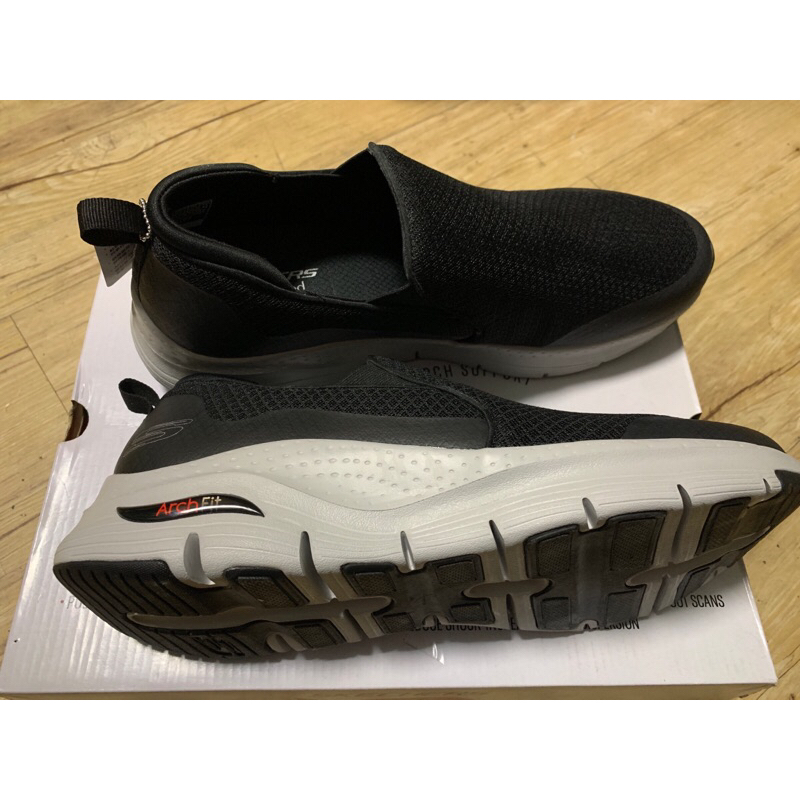 Skechers 休閒鞋/正品/Air-cooled/型號：232043BKW