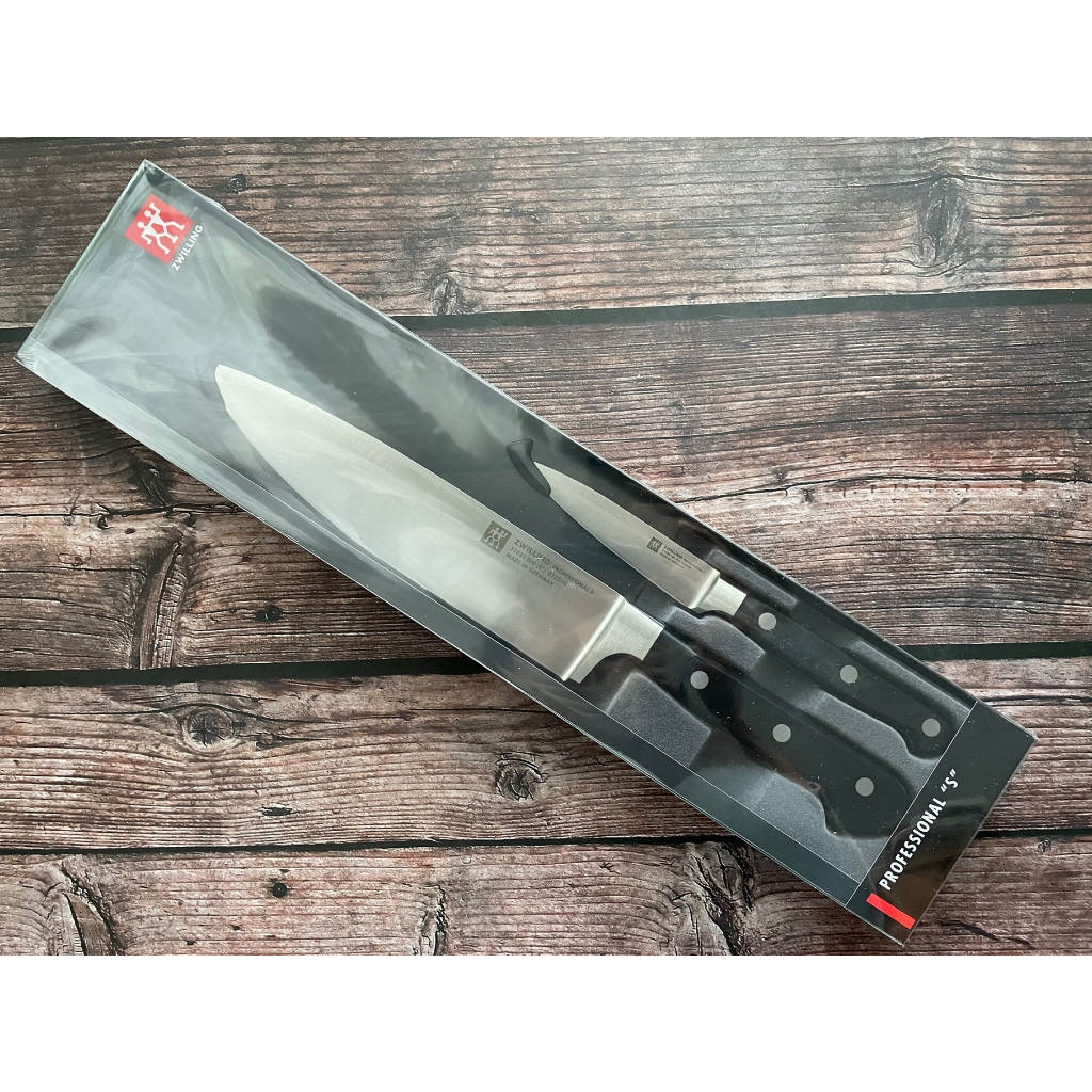 【愛咪雜貨小舖】全新現貨雙人牌 Zwilling Professional S二件式刀具組 主廚刀 水果刀 菜刀 削皮刀