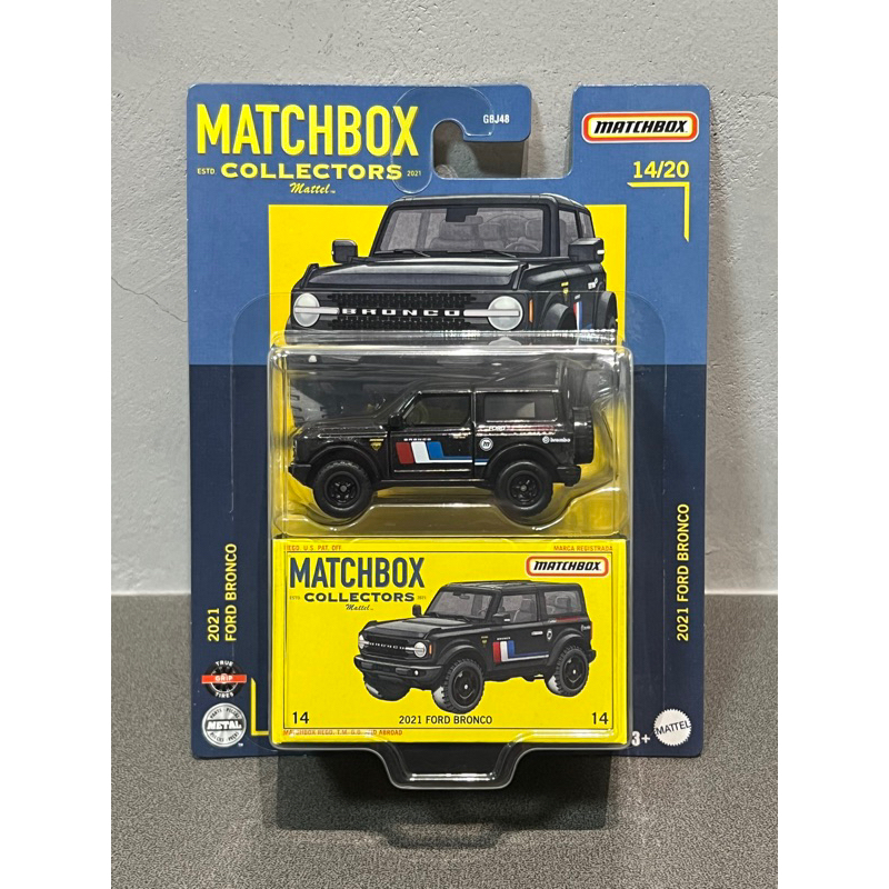 Matchbox Collectors 火柴盒 收藏家 收藏小車 2021 Ford Bronco 膠胎 精裝 福特