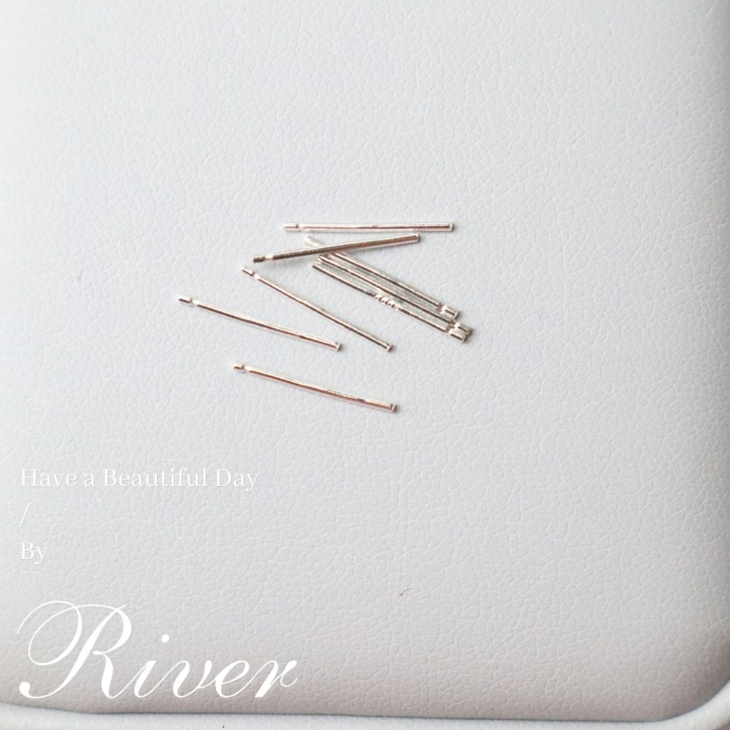 River 純銀系列．999全純銀13mm 養耳棒養耳洞 DIY耳環配件 飾品 耳環材料 PR飾品