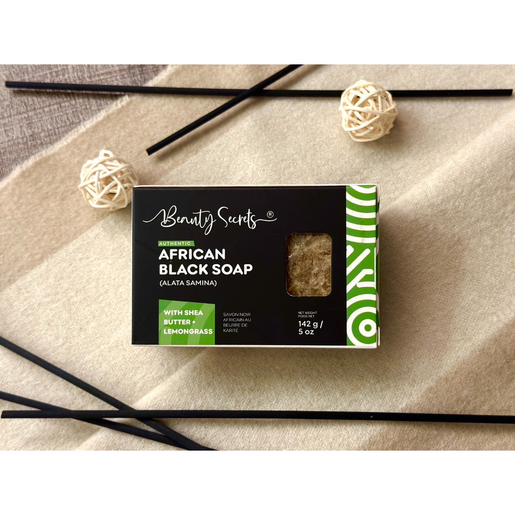 迦納非洲黑皂經典配方(含乳木果油) 微香 Beauty Secrets African Black Soap 142g