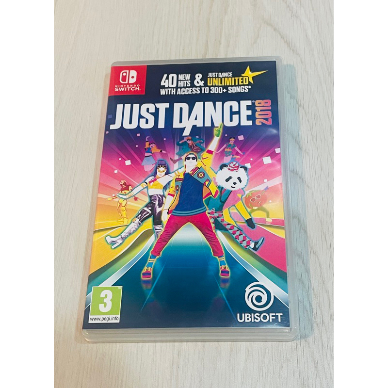 Switch Just dance2018 二手商品良好「英文版」無中文