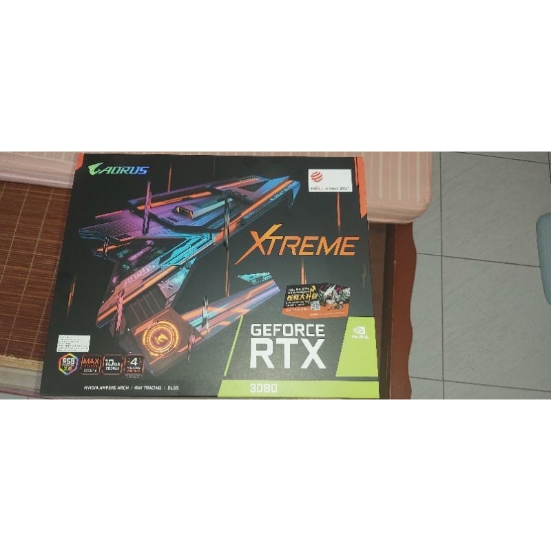 技嘉 RTX 3080 10G  AORUS XTREME 帝版 未鎖算力版本