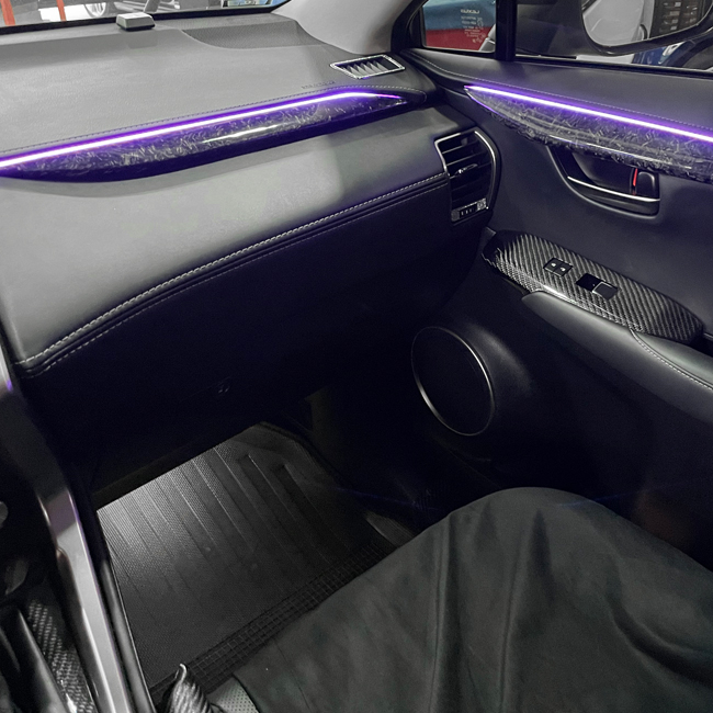 送安裝 lexus RX 超薄幻彩流水氣氛燈 18處位置+車內開關 禾笙影音館